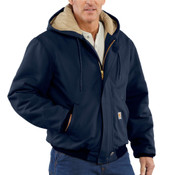 Carhartt Quilt-Lined FR Duck Active Jacket in Navy